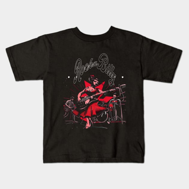 Rockabilly Kids T-Shirt by MckinleyArt